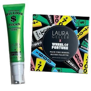 Laura Geller Face the Wheel Blush Palette & Spackle Skin Perfecting Primer - $85